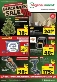 hagebaumarkt Prospekt - Black Week Sale