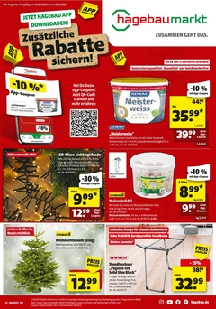 hagebaumarkt Prospekt - Angebote der Woche - Seite 1