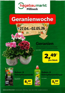 hagebaumarkt Prospekt - Angebote ab 27.04.