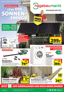 hagebaumarkt Prospekt - Gönn Dir Sonnenenergie