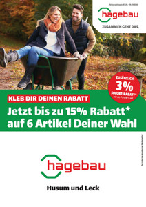 hagebaumarkt Prospekt - Kleb Dir Deinen Rabatt