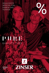 Modehaus Zinser Prospekt - Pure Quality Time