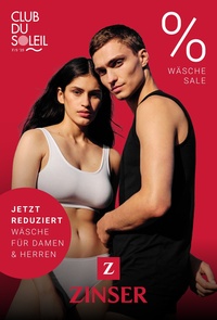Modehaus Zinser Prospekt - Wäsche Sale