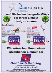 Gebhard + Gehring Prospekt - 2026/36 | GG Gebhard+Gehring Herbstprospekt