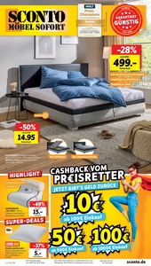 Sconto Möbel Prospekt - Angebote ab 28.09.