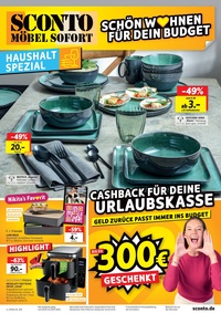 Sconto Möbel Prospekt - Angebote ab 28.06.