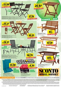 Sconto Möbel Prospekt - Angebote ab 19.07.