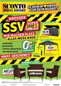 Sconto Möbel Prospekt - Angebote ab 19.07.