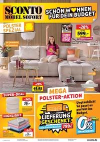 Sconto Möbel Prospekt - Angebote ab 09.08.