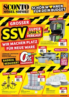 Sconto Möbel Prospekt - Angebote ab 09.08.