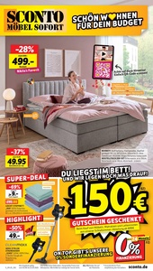 Sconto Möbel Prospekt - Schön Wohnen