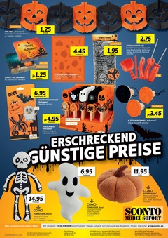 Sconto Möbel Prospekt - Halloween Spezial