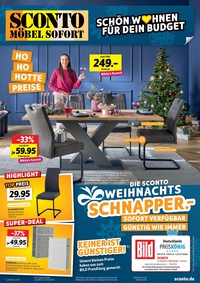 Sconto Möbel Prospekt - Angebote ab 08.12.