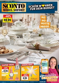 Sconto Möbel Prospekt - Angebote ab 08.12. - Seite 1