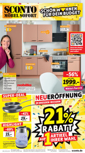 Sconto Möbel Prospekt - Angebote ab 04.02. - Seite 1