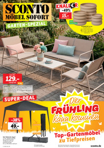 Sconto Möbel Prospekt - Angebote ab 25.02.