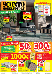 Sconto Möbel Prospekt - Angebote ab 08.04.