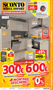 Sconto Möbel Prospekt - Angebote ab 08.04.