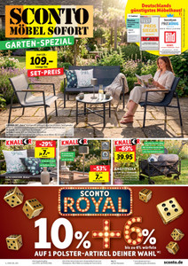 Sconto Möbel Prospekt - Angebote ab 07.05.