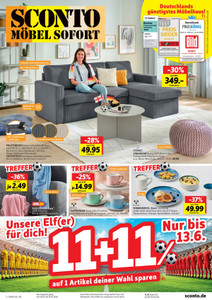 Sconto Möbel Prospekt - Angebote ab 10.06.