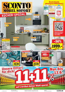 Sconto Möbel Prospekt - Angebote ab 10.06.