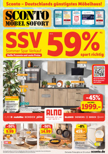 Sconto Möbel Prospekt - Angebote ab 15.07.