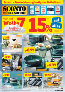Sconto Möbel Prospekt - Angebote ab 26.08.
