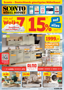 Sconto Möbel Prospekt - Angebote ab 26.08.