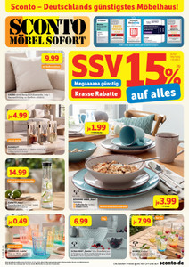 Sconto Möbel Prospekt - Angebote ab 30.09.