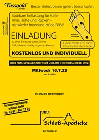Fussgold Prospekt - Fußgold Aktion Flechtingen