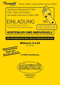 Fussgold Prospekt - Fussgold Quedlinburg