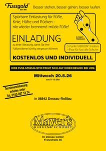 Fussgold Prospekt - Fussgold Dessau