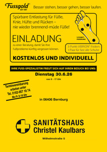 Fussgold Prospekt - Fussgold Bernburg