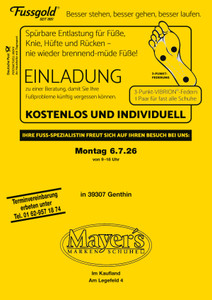 Fussgold Prospekt - Fussgold Genthin