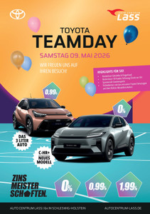 Auto Centrum Lass Prospekt - Toyota Teamday Samstag 09. Mai 2026