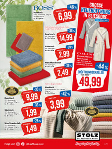 Kaufhaus Stolz Prospekt - Angebote ab 28.04.