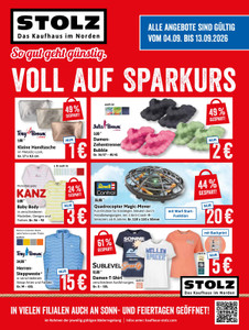 Kaufhaus Stolz Prospekt - Angebote ab 04.09.