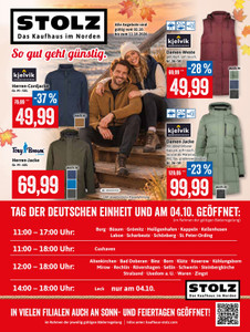Kaufhaus Stolz Prospekt - Angebote ab 02.10.