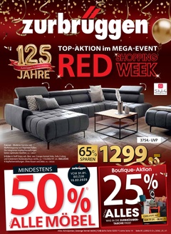 Zurbrüggen Prospekt - Red Shopping Week