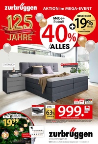 Zurbrüggen Prospekt - Aktion im Mega-Event