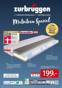 Zurbrüggen Prospekt - Indoor Matratzen 01-2025