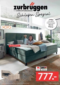 Zurbrüggen Prospekt - Schlafen Spezial
