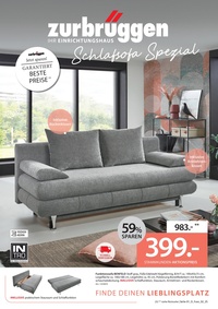 Zurbrüggen Prospekt - Schlafsofa Spezial