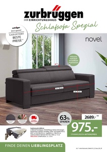 Zurbrüggen Prospekt - Schlafsofa Spezial