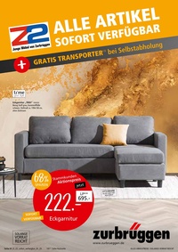 Zurbrüggen Prospekt - Alle Artikel Sofort Verfügbar