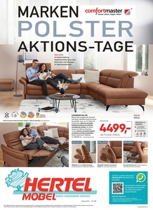 Hertel Möbel Prospekt - Polster Aktions-Tage