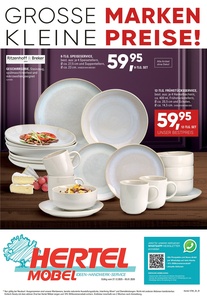 Hertel Möbel Prospekt - Top Marken