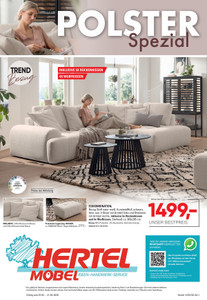 Hertel Möbel Prospekt - Polster Spezial