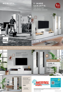 Hertel Möbel Prospekt - Wohnen + Küche