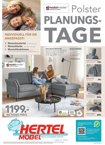 Hertel Möbel Prospekt - Polster + Roomio
